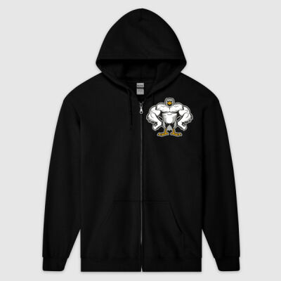 Mens zip hooded eagle jacket Thumbnail